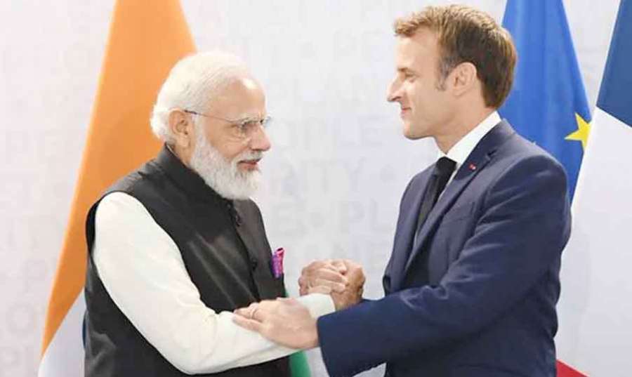 Macronu-Modi 2022-04-25