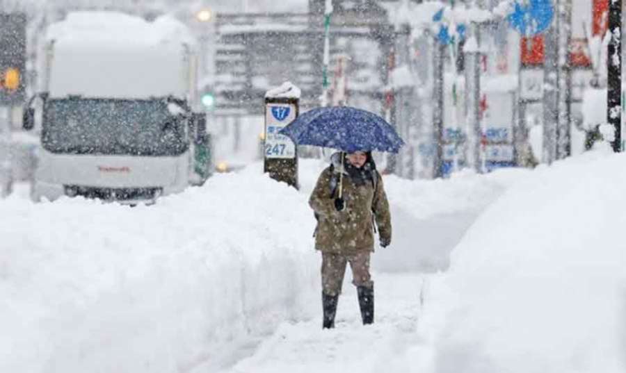 Japan-snowing 2022 12 26