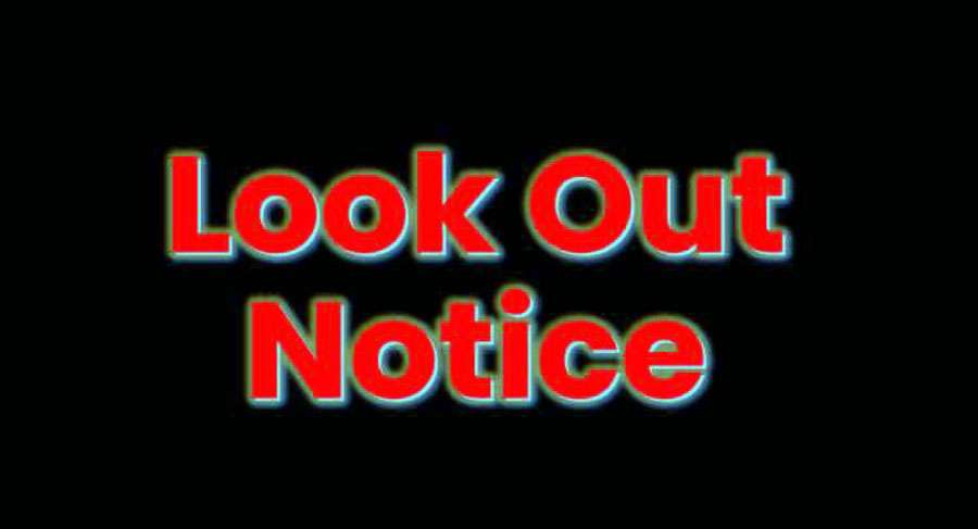 Look-out-notice