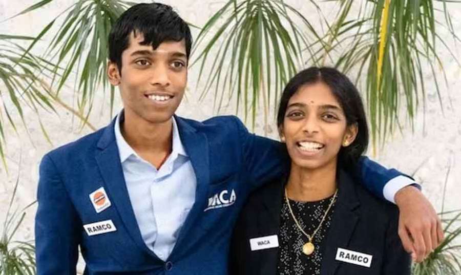 Vaishali-Pragnananda 2023-1