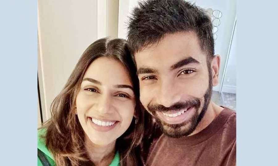 Bumrah-Sanjana 2024-02-13